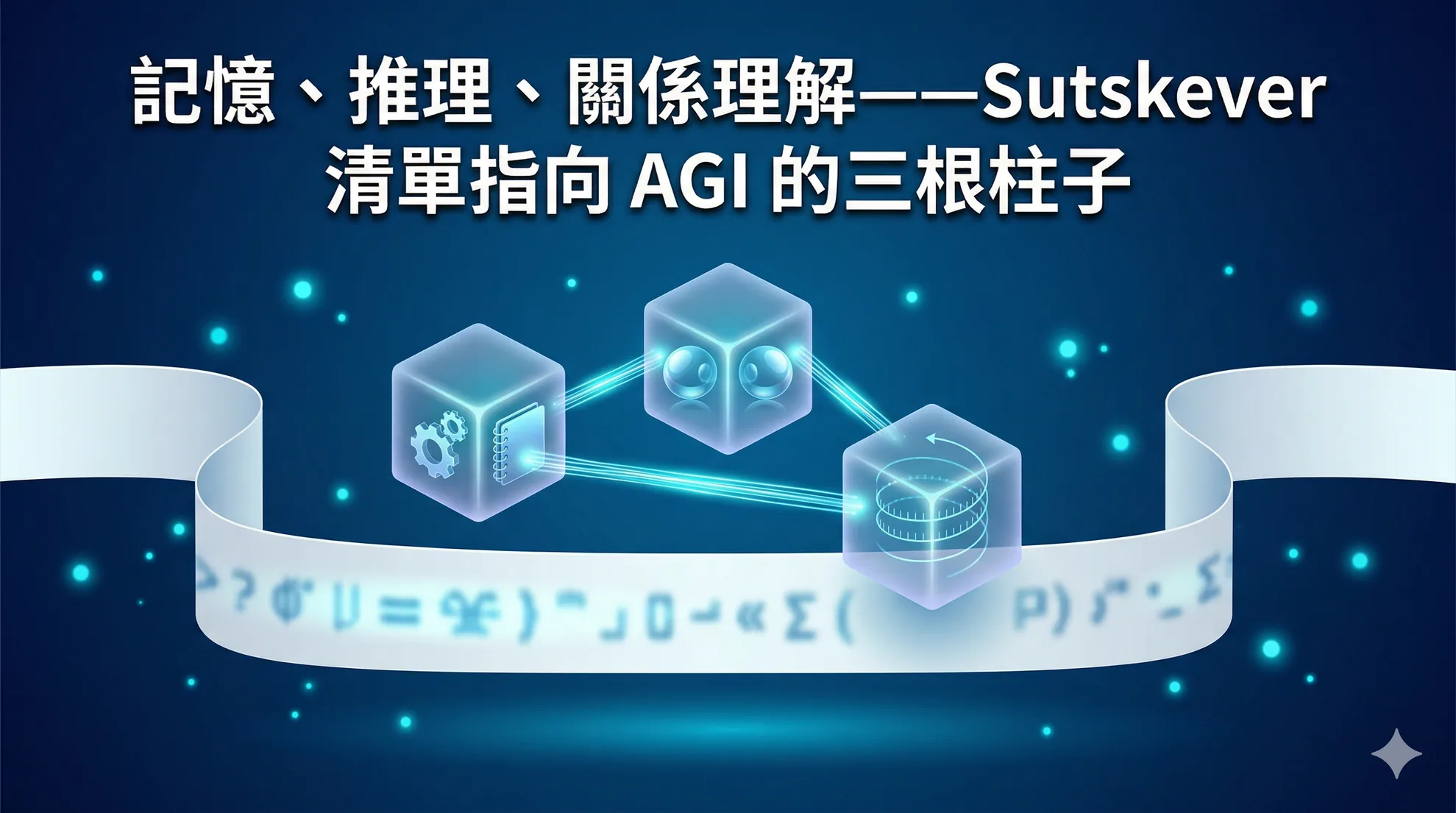 記憶、推理、關係理解——Sutskever 清單指向 AGI 的三根柱子
