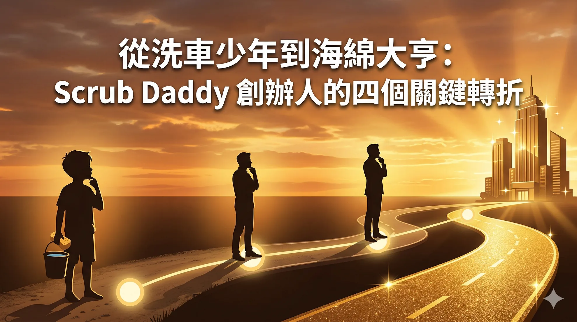 從洗車少年到海綿大亨：Scrub Daddy 創辦人的四個關鍵轉折