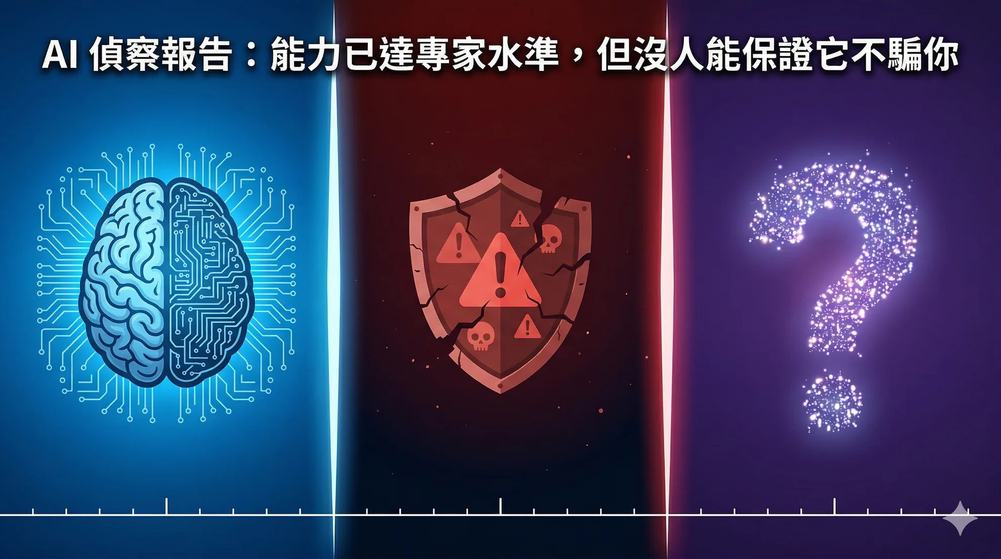 AI 偵察報告:能力已達專家水準,但沒人能保證它不騙你