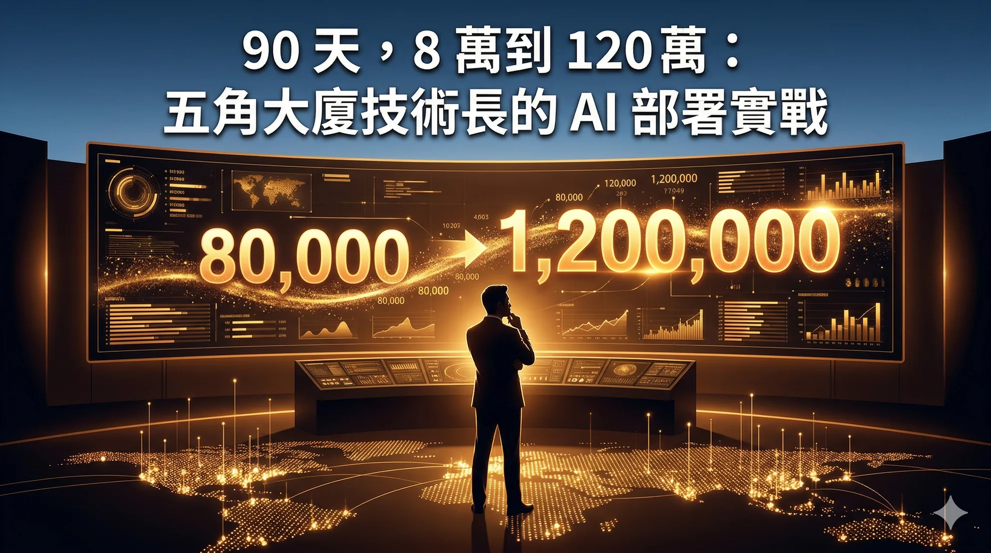 90 天，8 萬到 120 萬：五角大廈技術長的 AI 部署實戰