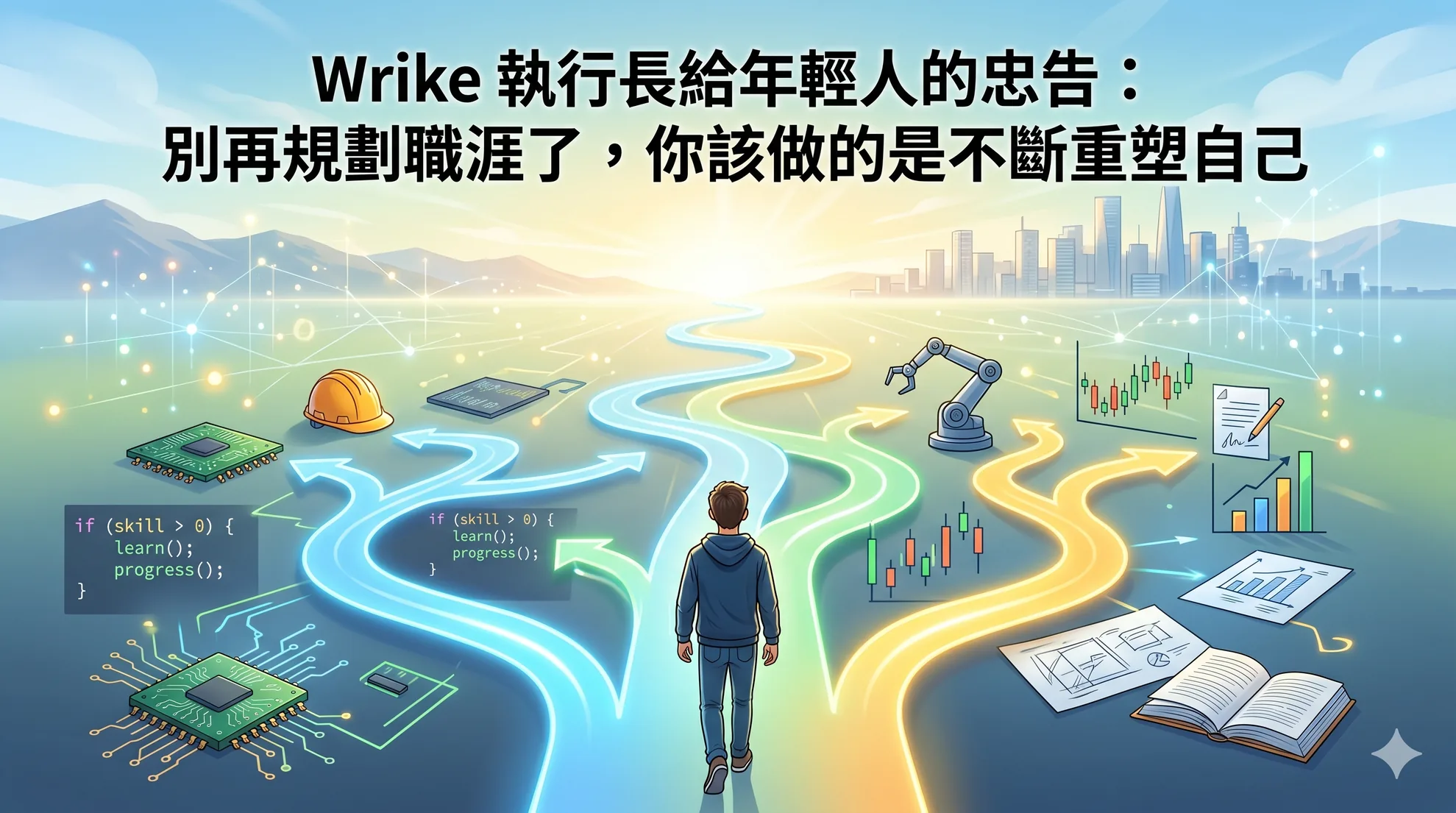 Wrike 執行長給年輕人的忠告:別再規劃職涯了,你該做的是不斷重塑自己