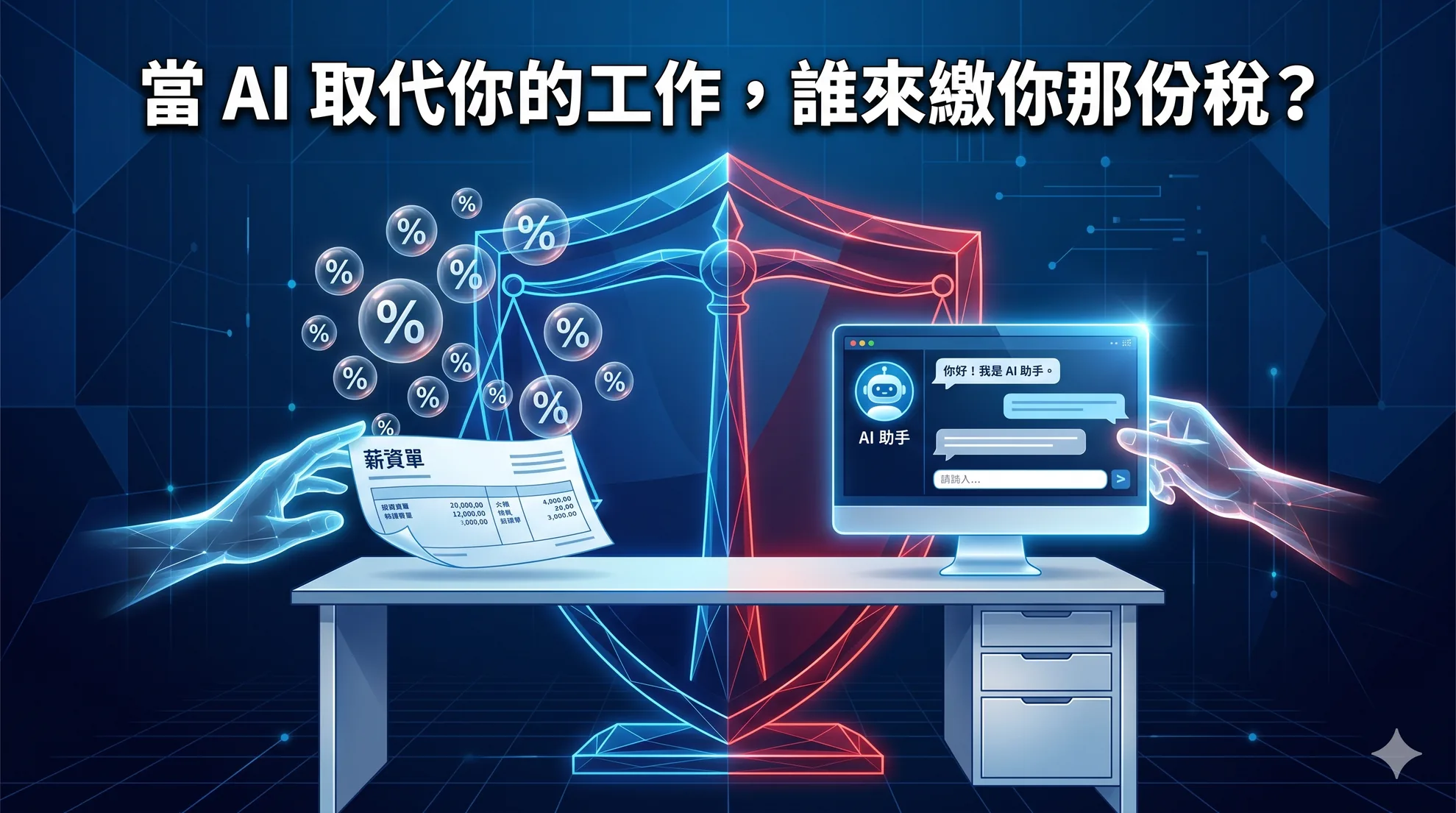 當 AI 取代你的工作，誰來繳你那份稅？