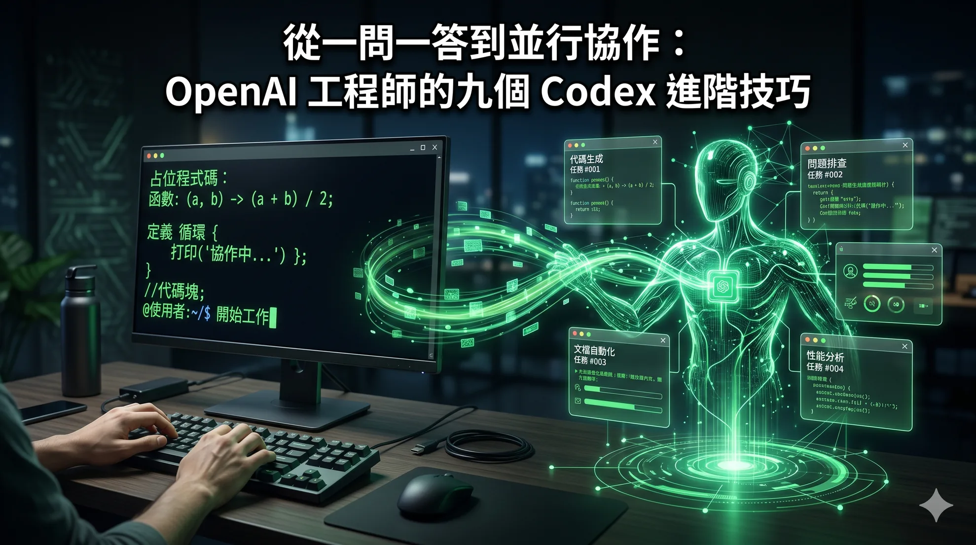 從一問一答到並行協作:OpenAI 工程師的九個 Codex 進階技巧