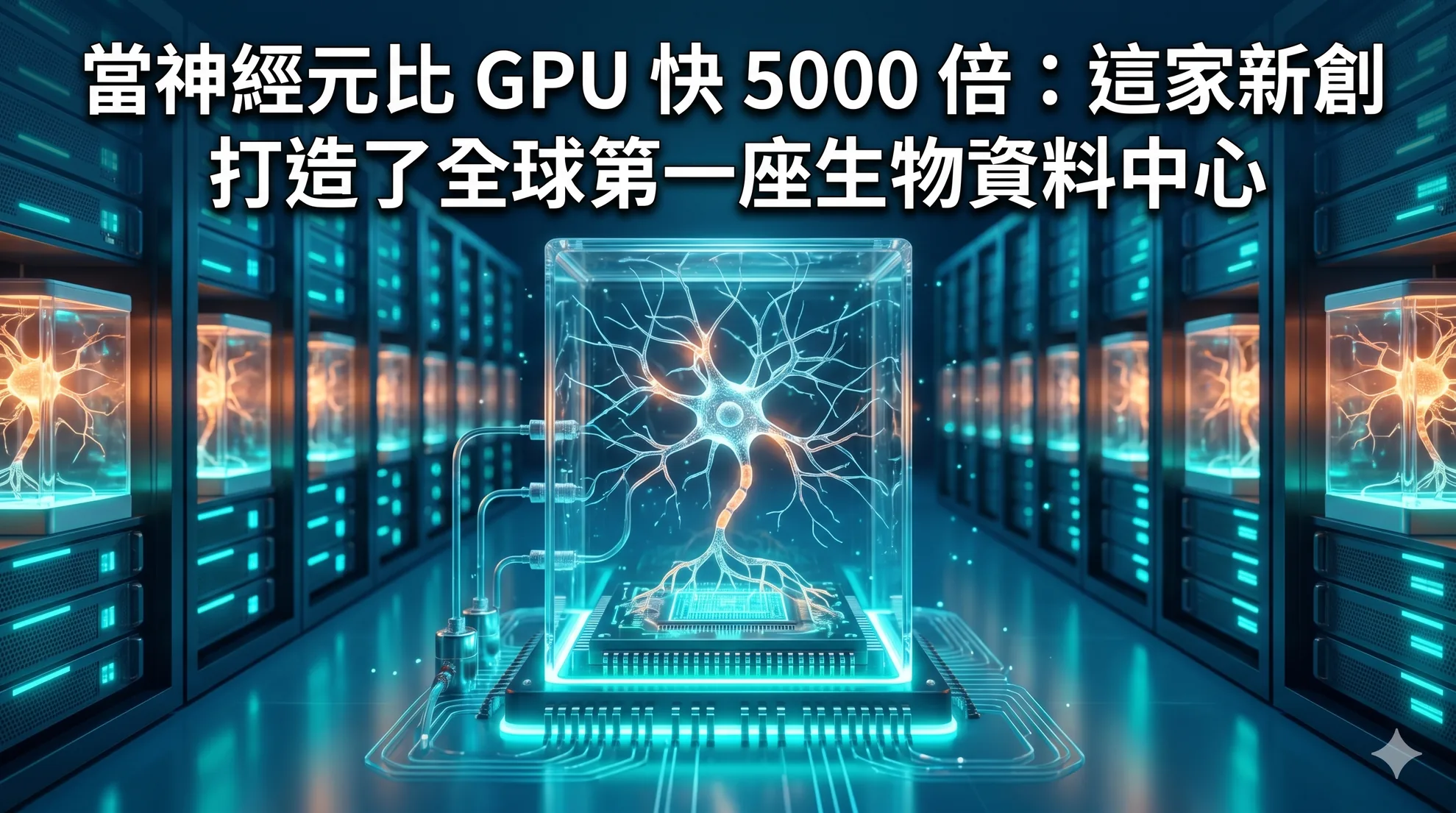 當神經元比 GPU 快 5000 倍：這家新創打造了全球第一座生物資料中心