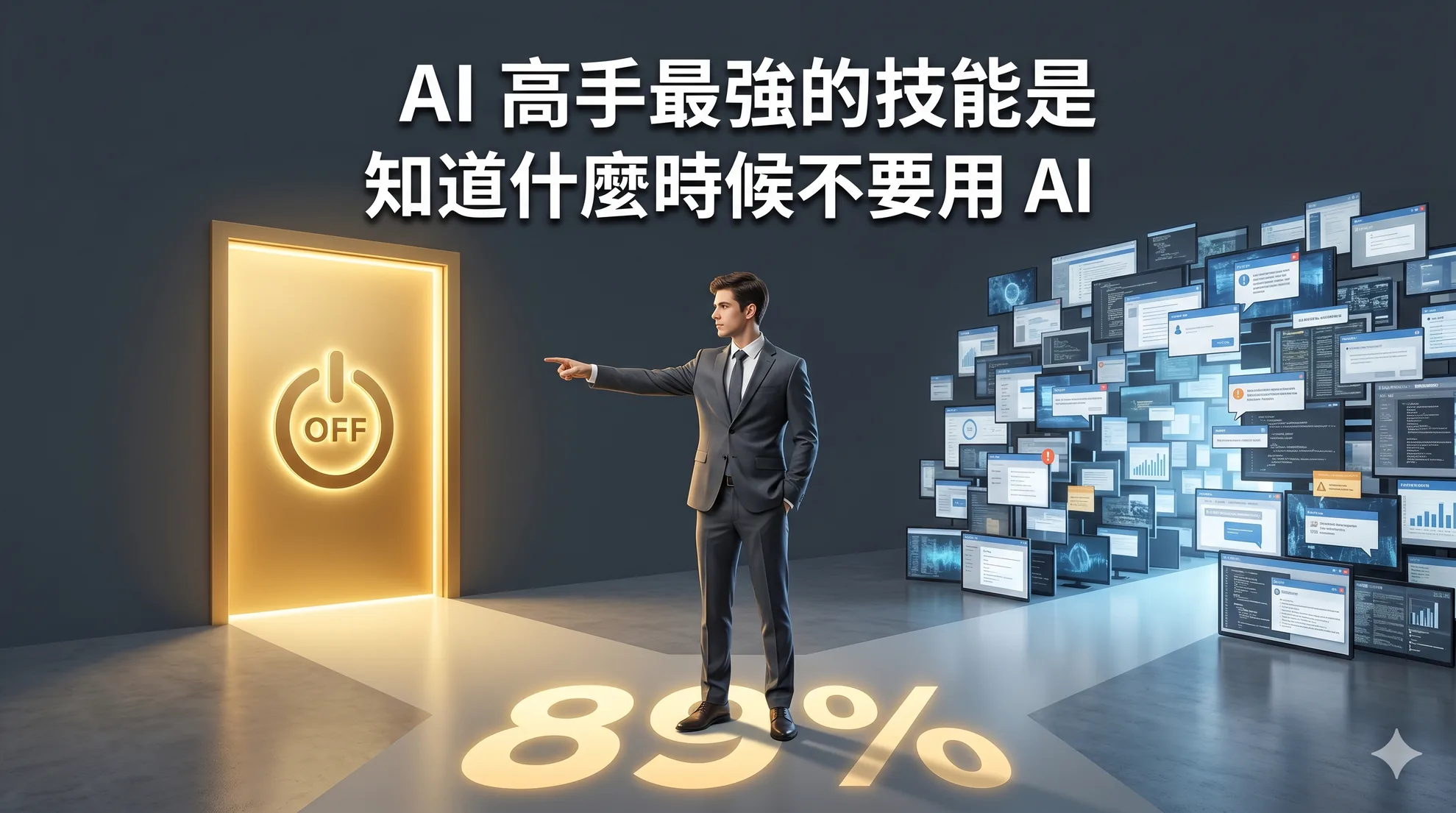 AI 高手最強的技能是知道什麼時候不要用 AI