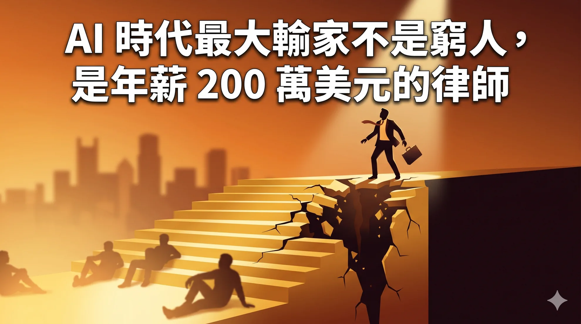 AI 时代最大输家不是穷人，是年薪 200 万美元的律师