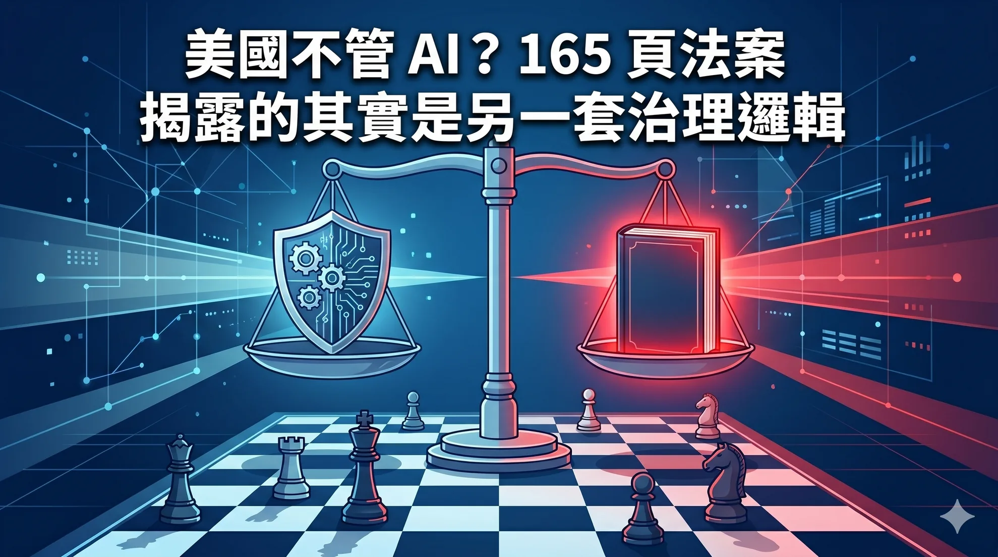 美国不管 AI？165 页法案揭露的其实是另一套治理逻辑